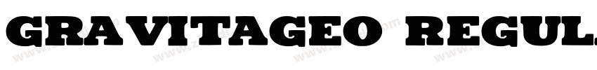 GravitaGEO regular字体转换